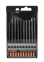 Набор пилок для лобзика по дереву и металлу 10шт Вихрь