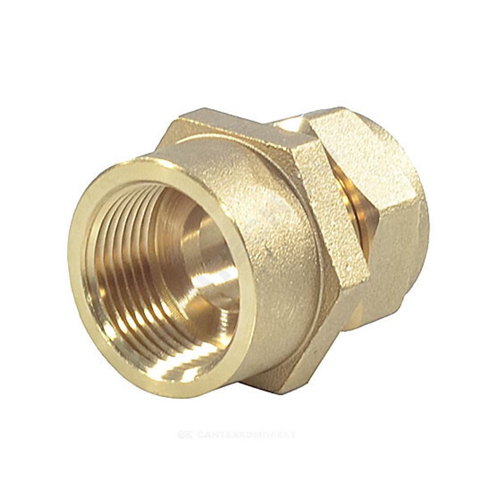 Муфта латунь 15Aх3/4" обжим/ВР STAHLMANN SSFL1503/4BEF
