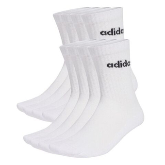 Теннисные носки Adidas Linear Cushioned Crew 10P - white/black