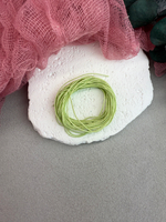 Шнур для плетения браслетов 0,6 мм, Матча (5 м)