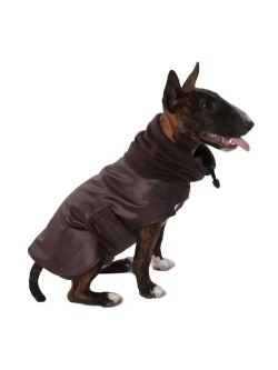 Утепленная попона для собак средних и малых пород на флисе