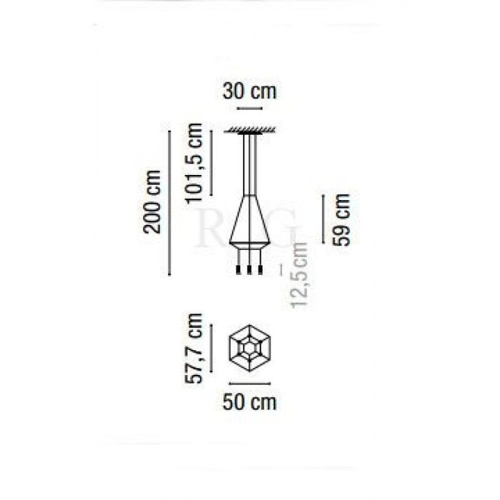 Подвесной светильник Vibia Wireflow 0307