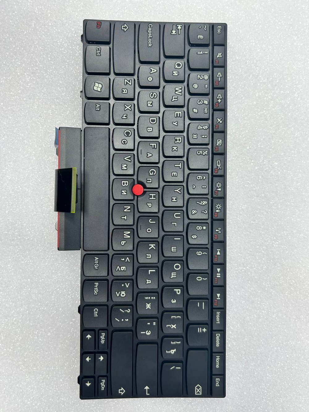 Клавиатура для ноутбука Lenovo ThinkPad E31/Edge 13. раскладка - русская, без подсветки, черная (60Y9461), оригинал