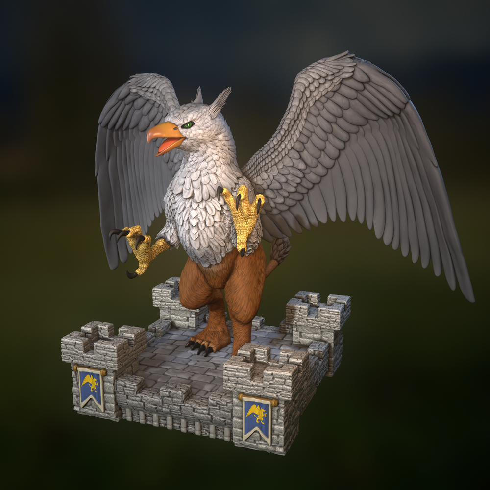 Фигурка Герои 3 Heroes of Might and Magic 3 Королевский грифон