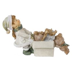 GAEM Фигурка декоративная "Девочка с игрушками", L15 W5 H9,5 см