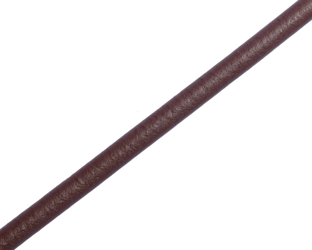 Шнурок круглый коричневый Ø 4.0 мм, дл. 70 см