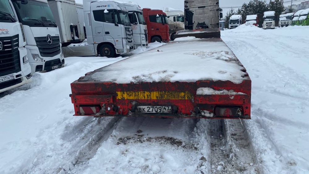 Тверьстроймаш 9939* Полуприцеп тяжеловоз 4 оси 993941-0023 (Раздвижной)