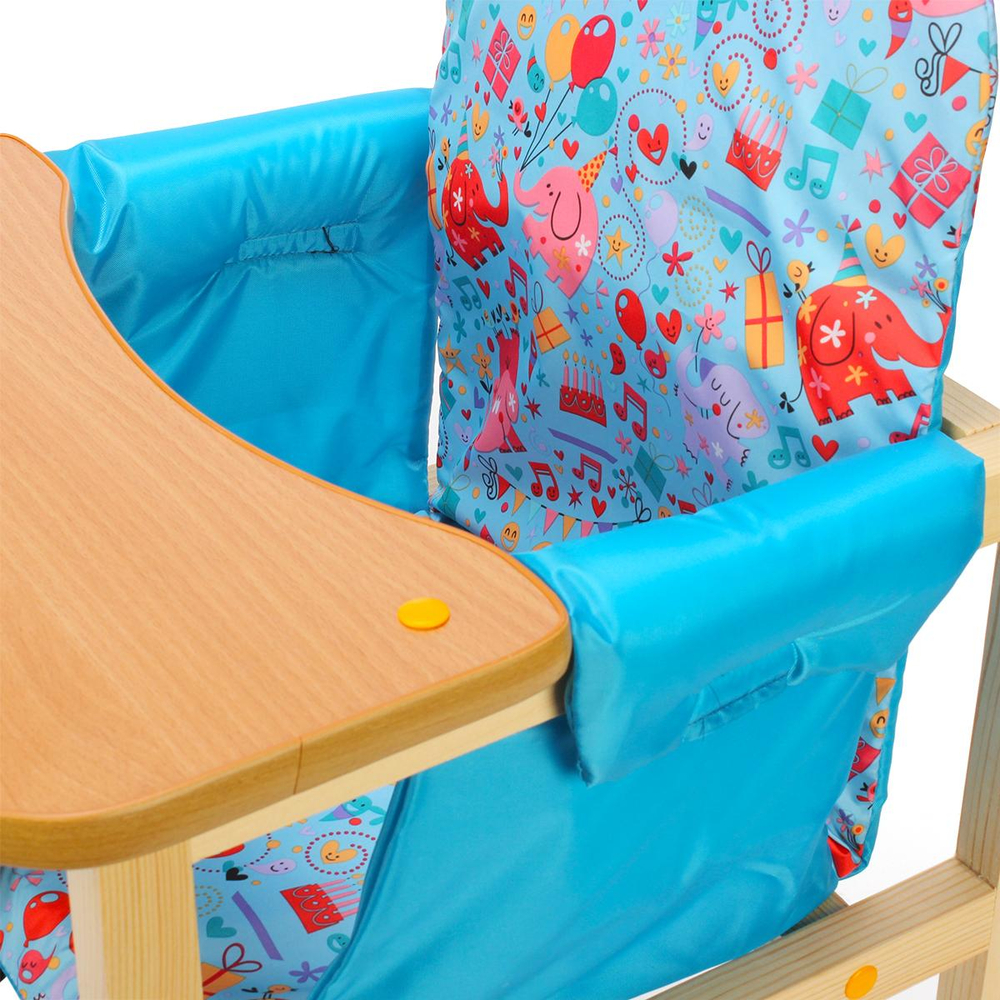 Стол-стул для кормления "Бутуз" голубой (Сенс-М)