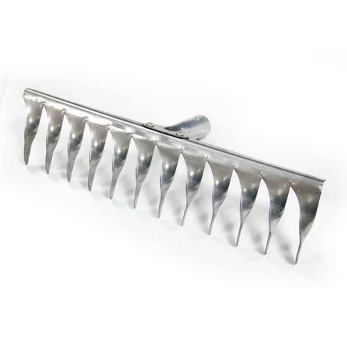 Грабли 12зуб НЕРЖ. с витым зубом