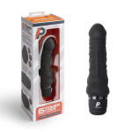 Черный вибратор-реалистик 6 Realistic Vibrator - 17 см. (Цвет: черный)