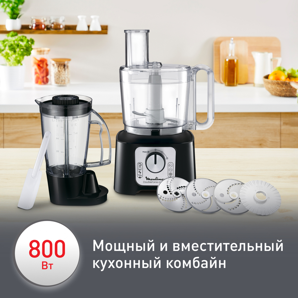 Кухонный комбайн Moulinex Double Force FP546811