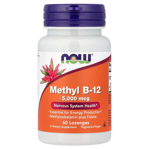 NOW Foods, Methyl B-12, 60 пастилок