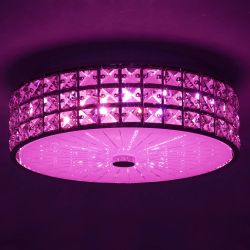 Citilux Портал CL32413G1 LED RGB Люстра хрустальная с пультом Хром