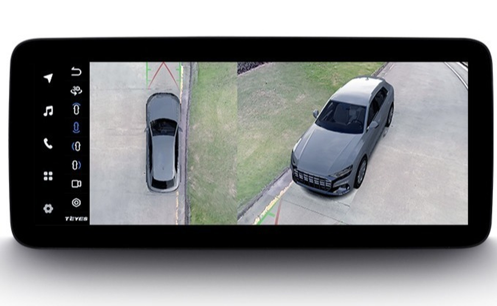 Магнитола для Toyota Corolla E210 2019-2024+, Corolla Cross - Teyes LUX ONE 360 монитор 12.3", Android 10, CarPlay, 4G SIM-слот, 6/128 ГБ, 4 камеры в комплекте