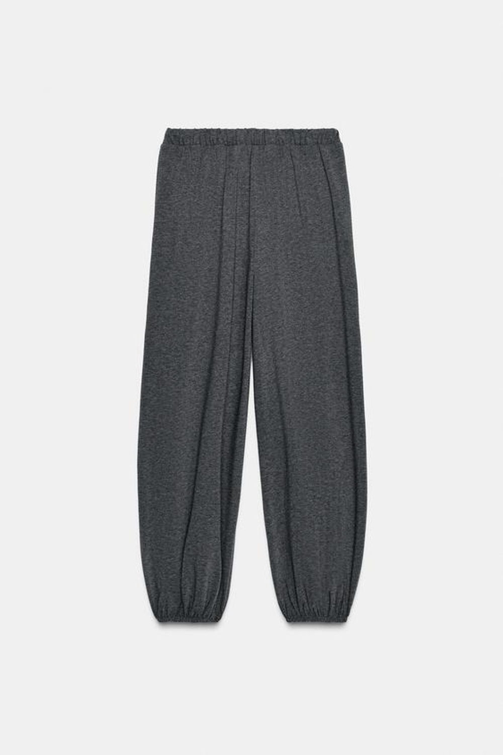 ZARA БРЮКИ БОМБАЧИ НА ШНУРКАХ, СЕРЫЙ