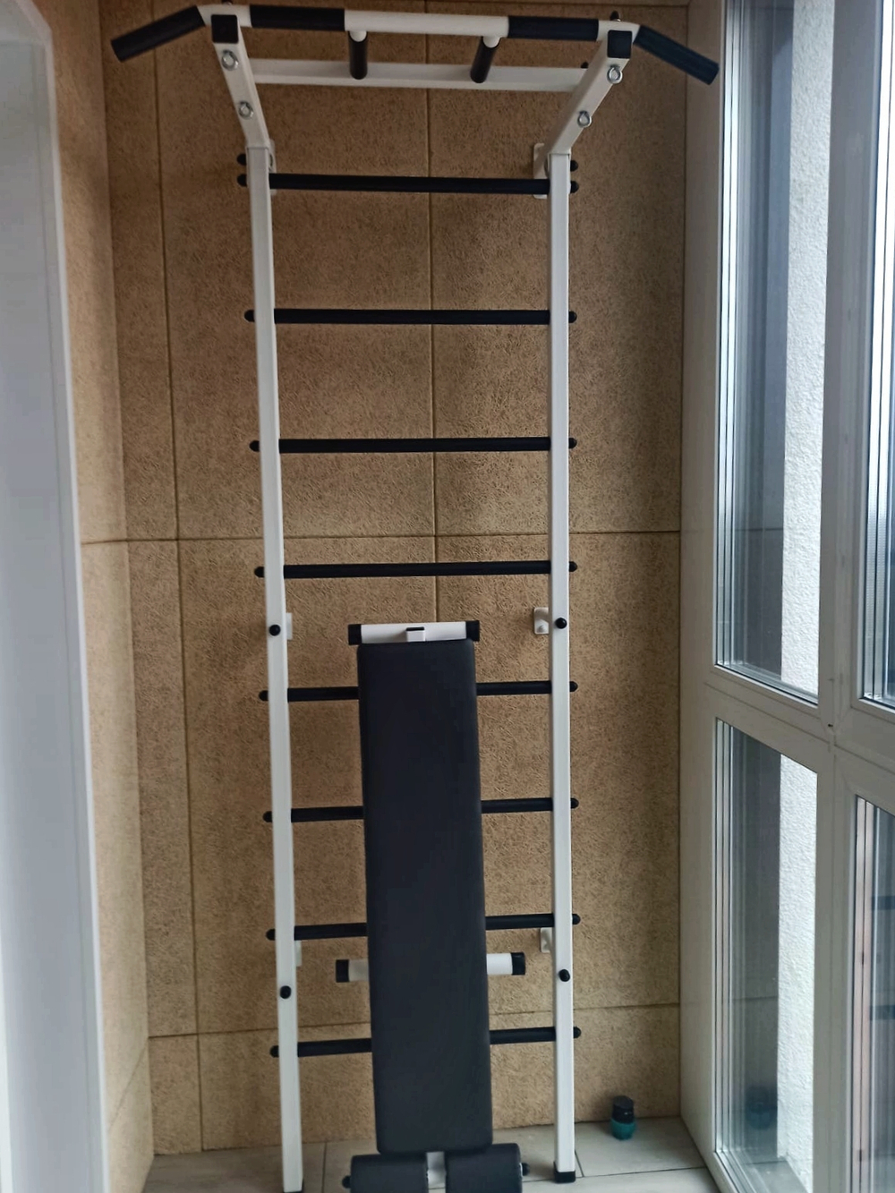 Монтаж шведской стенки Sv Sport в бетонные, кирпичные стены