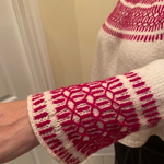 Описание по вязанию пуловера спицами "Bloom"