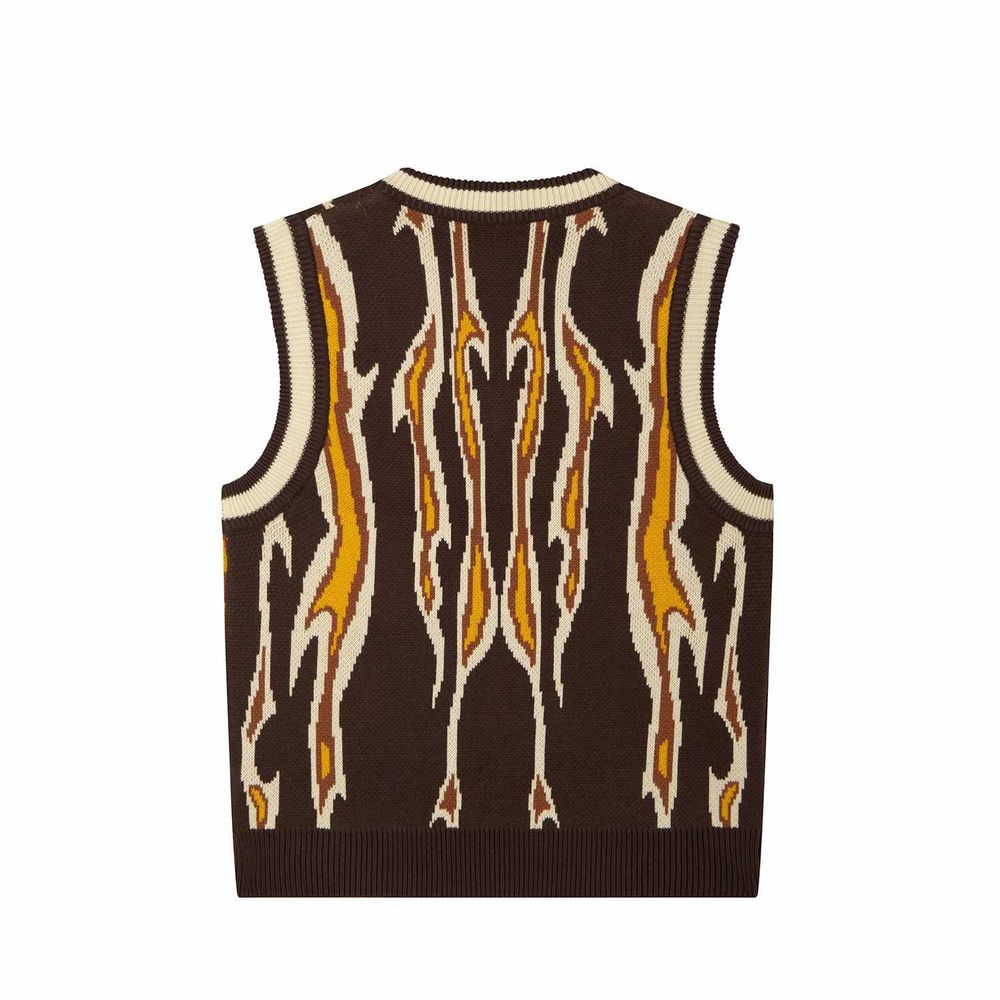 Жилет вязаный YMKASHIX Hellcome Коричневый