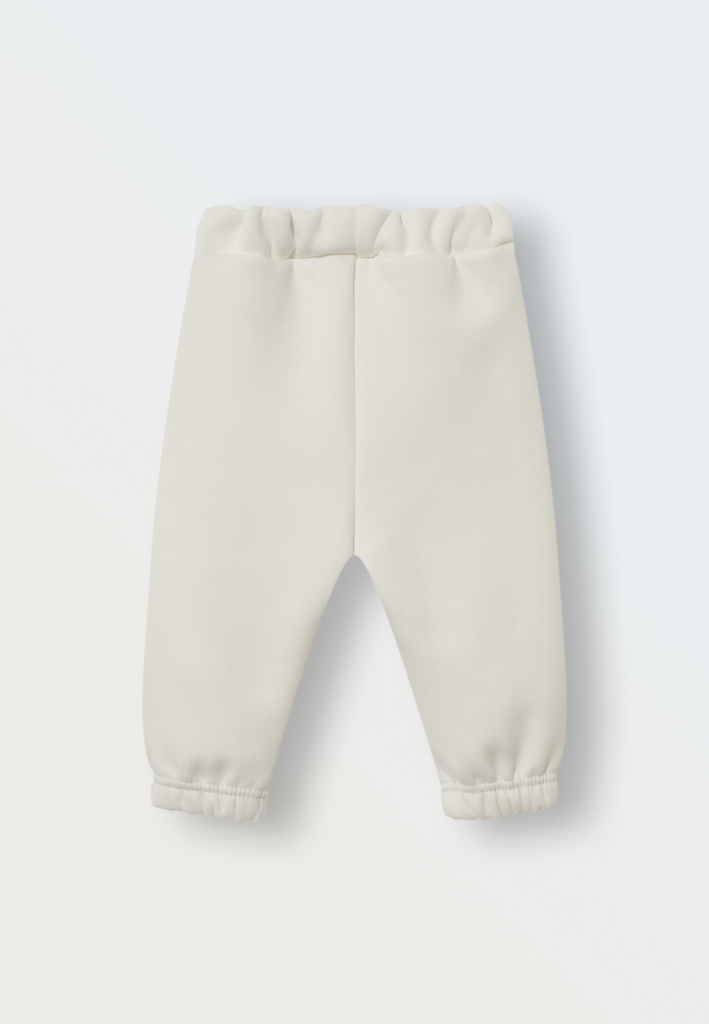 1631-02 Костюм из футера (экрю)