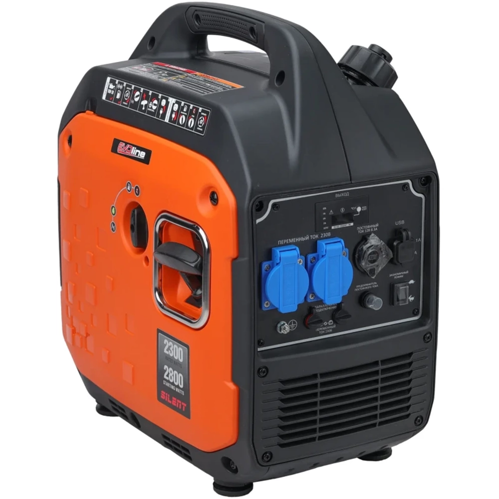 EVOline BQH 2800 генератор бензиновый инверторный (Zongshen) 1T90DFQ28EVO