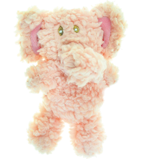 AromaDog Игрушка для собак Big Head Слон 6см. розовый