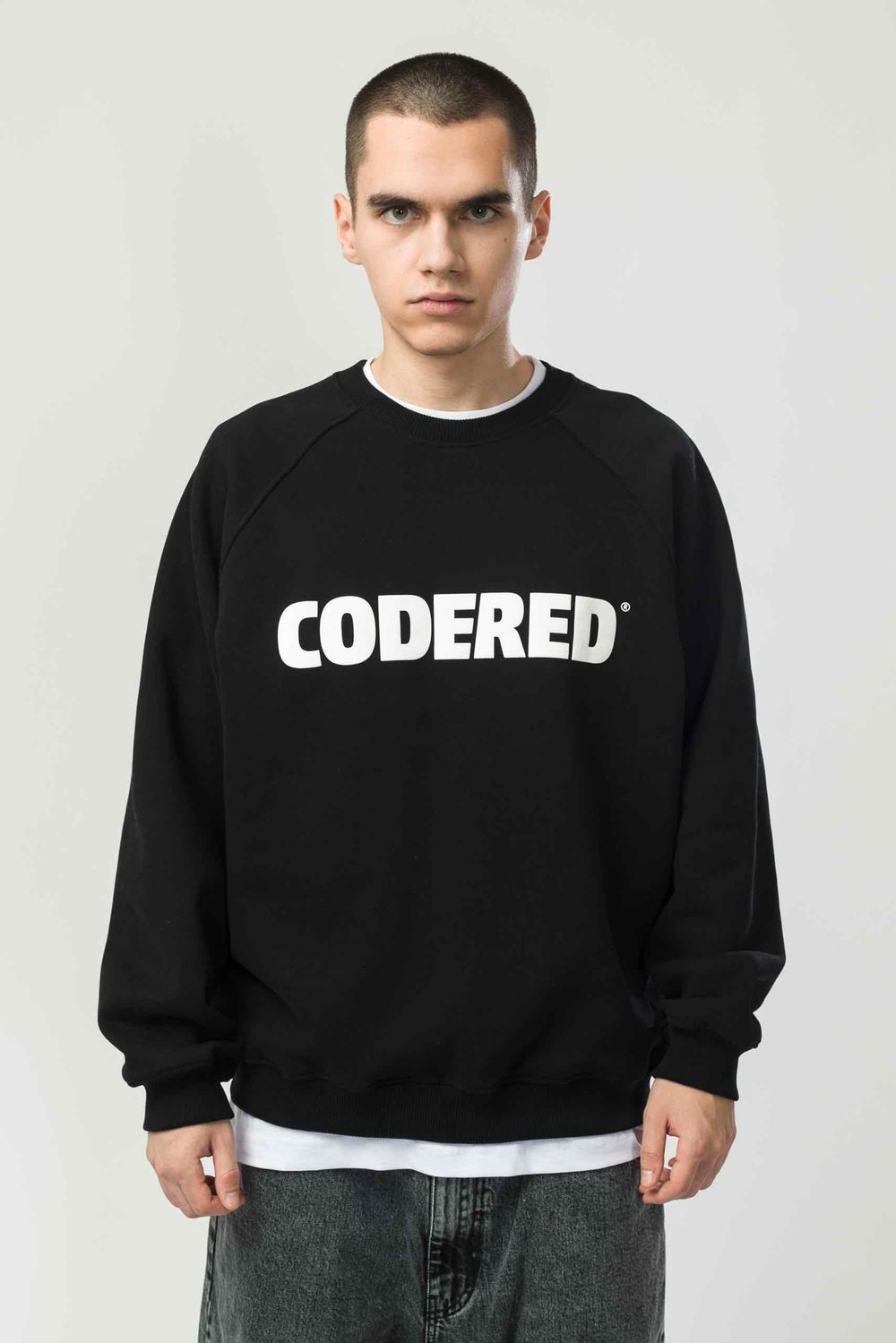 Толстовка Codered крюнек Firm Wide Logo 23 R Черный