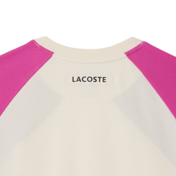 Мужская теннисная футболка Lacoste Ultra Dry Colour-Block Tennis - Бежевый