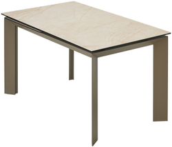Стол CREMONA 140 KL-105, итальянская керамика / Тауп, ®DISAUR