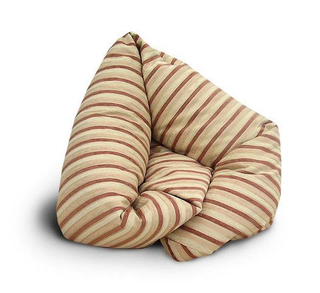Кресло колбаса Полосатое
