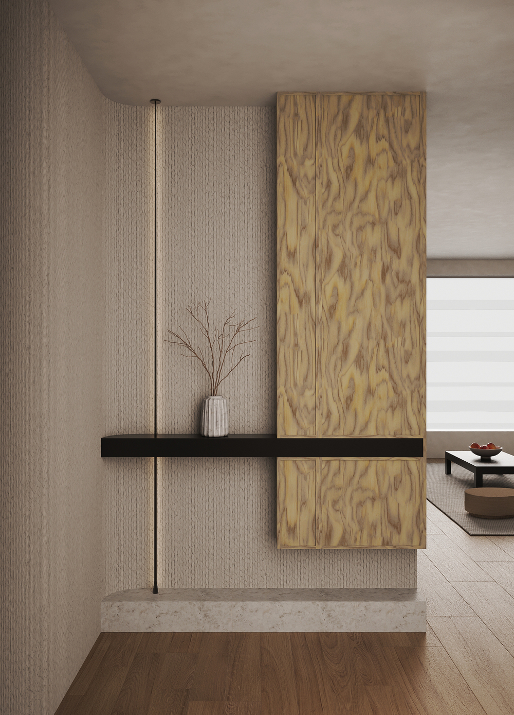 Гибкий камень Decaro WallPanels Flex Stone D1007 Striped Stone