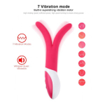 Перезаряжаемый многорежимный универсальный вибратор Alien (Цвет: Розовый)