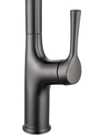 Смеситель для кухни с выдвижным изливом WONZON & WOGHAND, Темный графит (WW-AE54123-BGG)