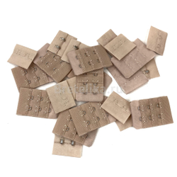 Застежка тканевая, 33 мм, 3*2, бежевая