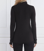 гольф soft tencel Tommy Hilfiger - черный(WW0WW36138)