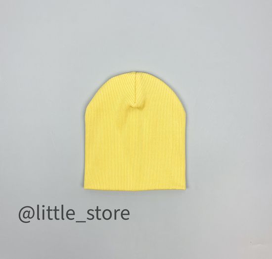 Шапка "Simple" двухслойная, Банан