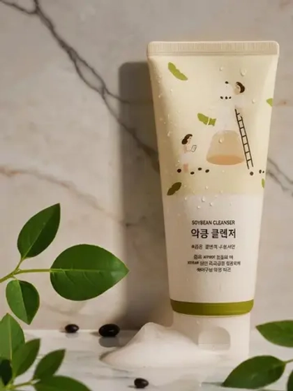 Пенка-скраб для лица на основе соевых бобов 150 мл