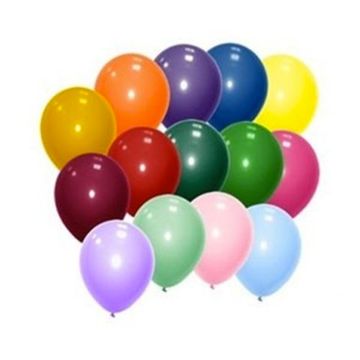 Воздушный шар 10″ надутый гелием, в ассортименте