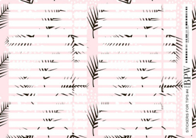 Наклейки на типсы BPW розовый