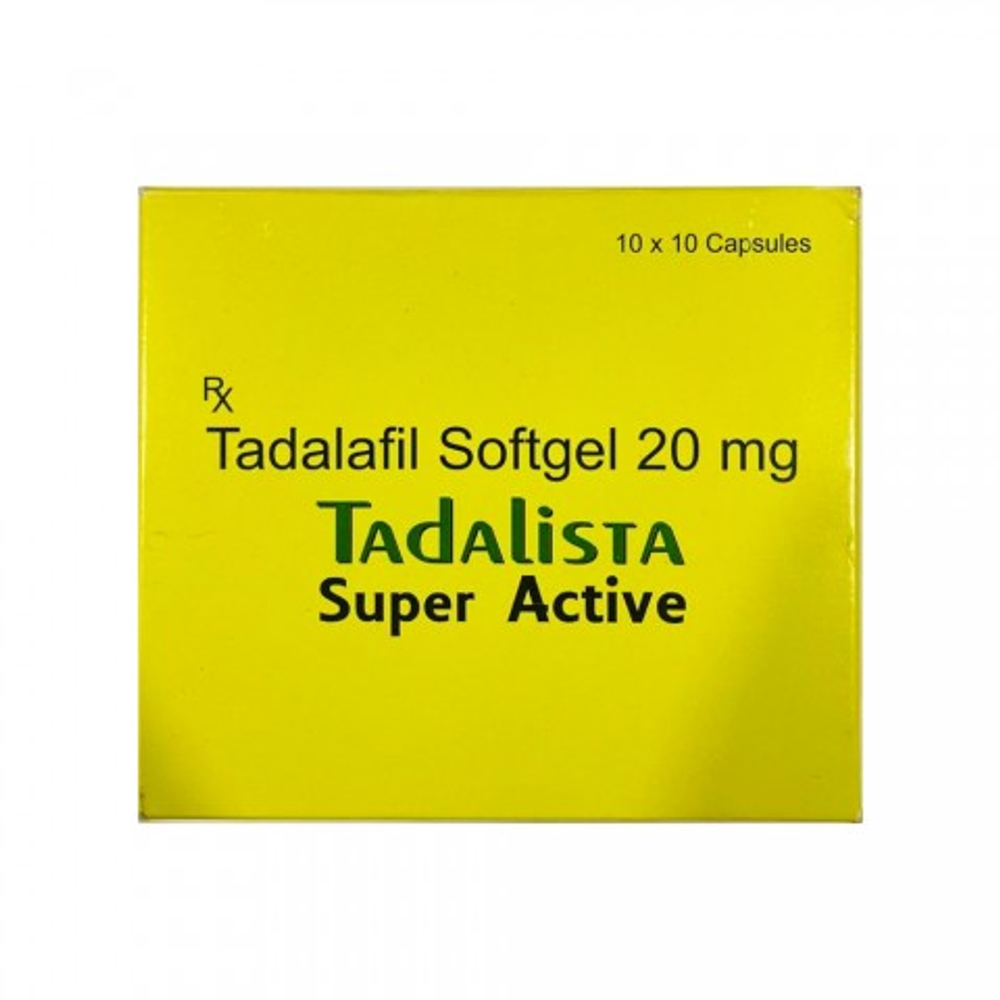 Препарат для усиления потенции Tadalista Super Active (10 таб.)