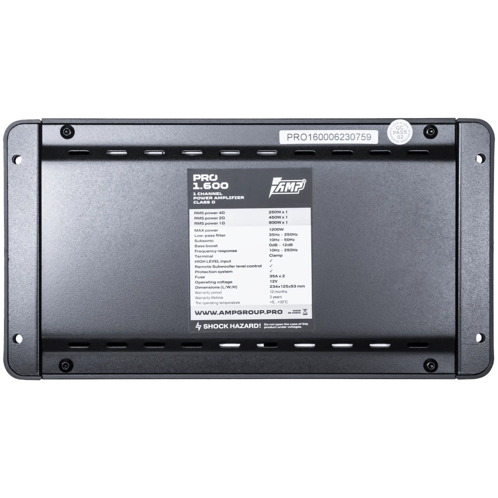 AMP PRO 1.600 Усилитель