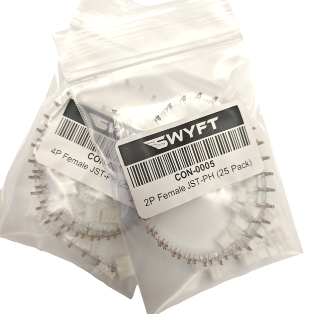 JST Connectors - 3P Female JST-XH (25-Pack) CON-0002