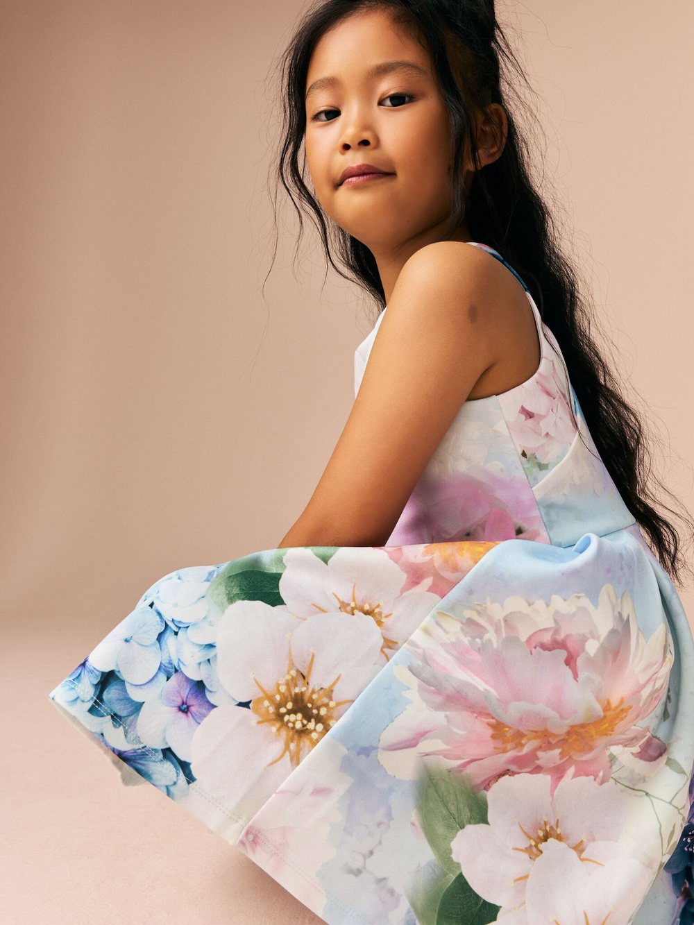 Сарафан для девочки Next E58-306, Голубой