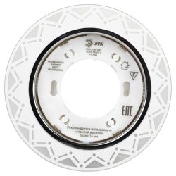 DK LD27 WH/WH Светильник ЭРА декор cо светодиодной подсветкой GX53, белый/белый