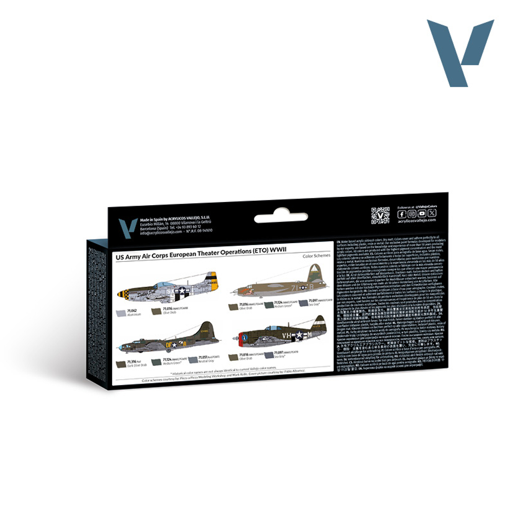 Model Air Set: US Army Air Corps European Theater Operations (ETO) WWII (8)