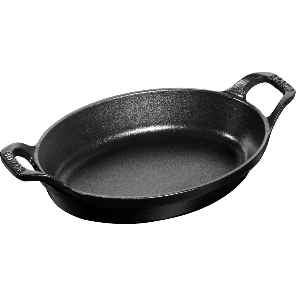 STAUB Блюдо 21x15 см черное