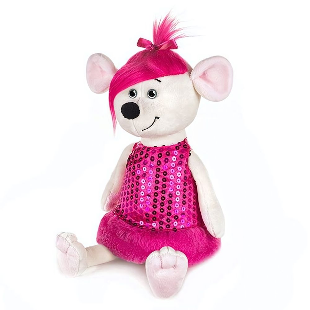 Мышка Аллочка в платье, 21 см. Мышка Аллочка в платье, 21 см.