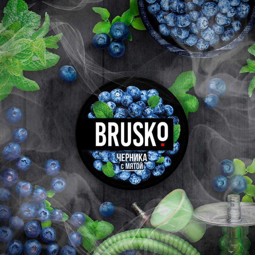 Brusko Medium - Черника с мятой 50 гр.
