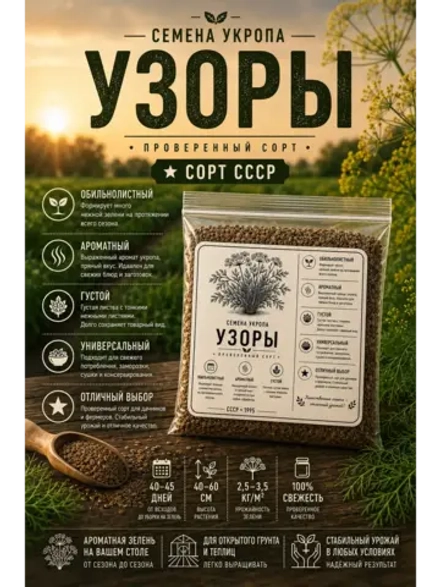 Семена укропа для дачи и огорода