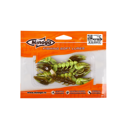 Силиконовая приманка JAGGER 3,0"(4шт) 75мм, цвет 109