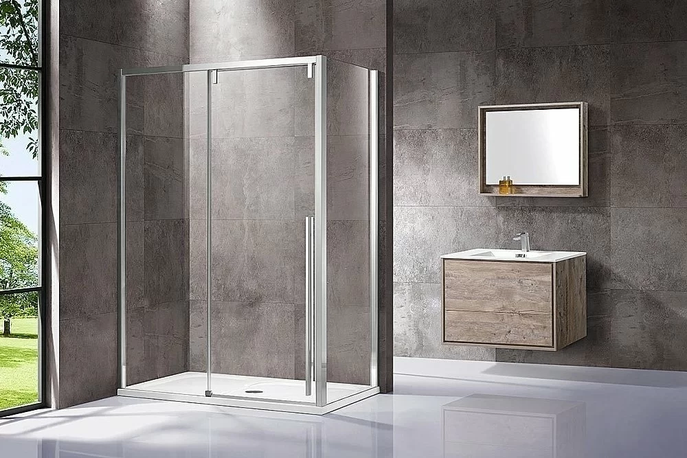 Душевой уголок Vincea Lugano VSR-1L9014CL-1 90x140 стекло прозрачное/профиль хром